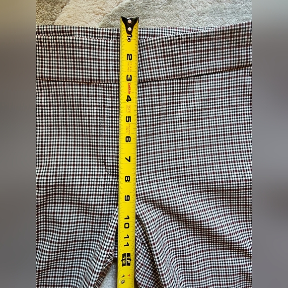 Ann Taylor 2P Gingham Ankle Pants EUC - Picture 6 of 9